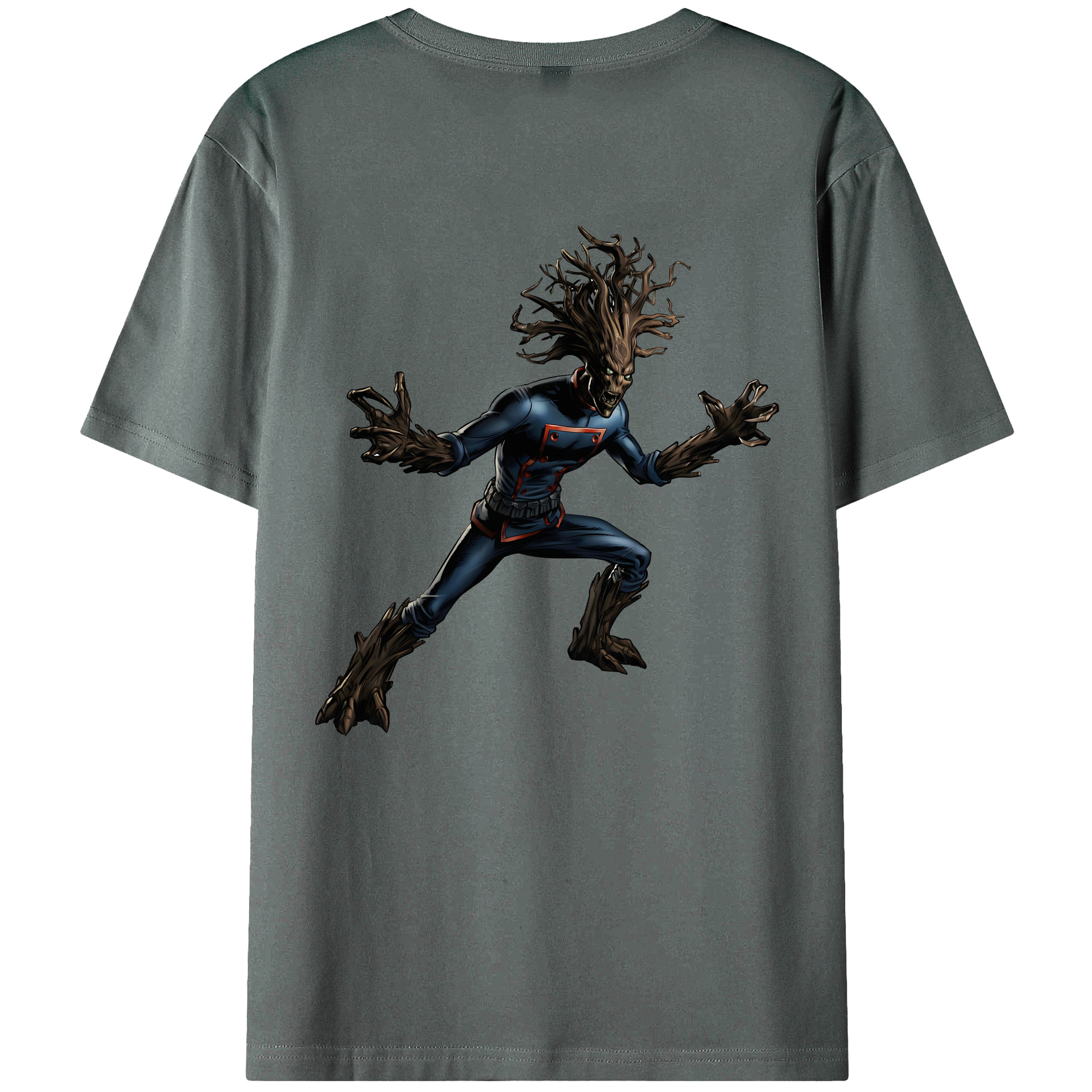 （画像用） アベンジャーズ The Avengers 綿100％ メンズ半袖Tシャツ（バックプリント） 通気性